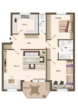 Grundriss - Attraktive 3-Zimmer-Wohnung mit Terrasse in ruhiger Lage