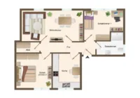 Grundriss 3 Zimmer Wohnung kaufen