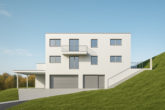 Visualisierung - 2.072 m² Baugrundstück unter Bodenrichtwert – Hanglage in familienfreundlicher Neubausiedlung