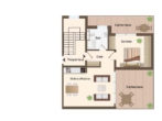 Grundriss - Aufgepasst: Neubau 2-Zimmer-Wohnung inkl. zwei Dachterrassen!