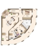 Grundriss - Freigestellte Eigentumswohnung mit Balkon und Tiefgarage in Bielefeld!