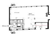 Erdgeschoss Grundriss - 118m² charmante, großzügige Wohnung – Haus kaufen mit Gewerbeeinheit