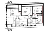 Dachgeschoss Grundriss - 118m² charmante, großzügige Wohnung – Haus kaufen mit Gewerbeeinheit