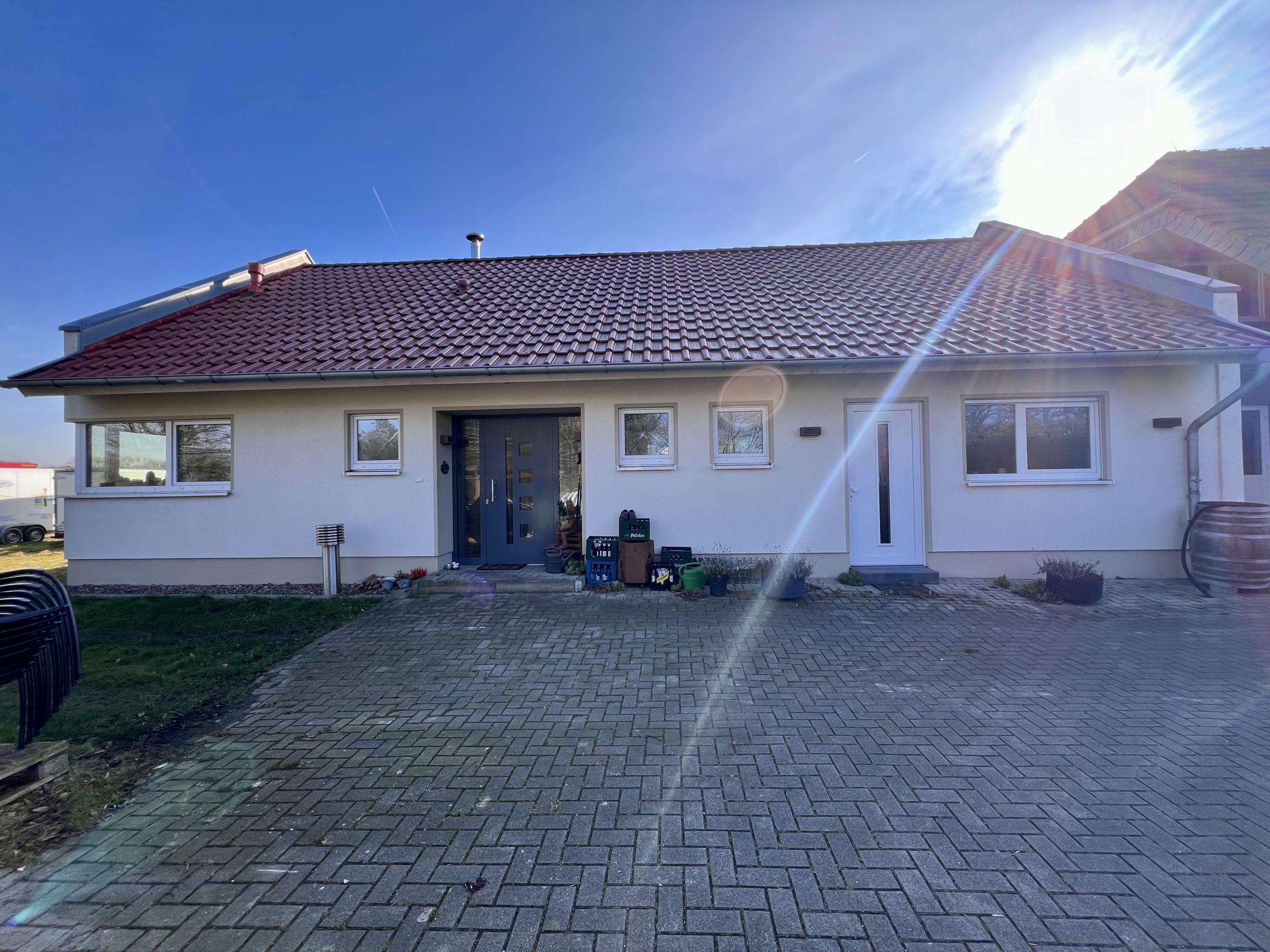 Einfamilienhaus mit Fußbodenheizung