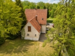 Hausansicht Garten - Einfamilienhaus mit großem Grundstück in Kloster Oesede