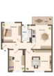 Grundriss - Renoviert – mit Balkon in Osnabrück Wüste !