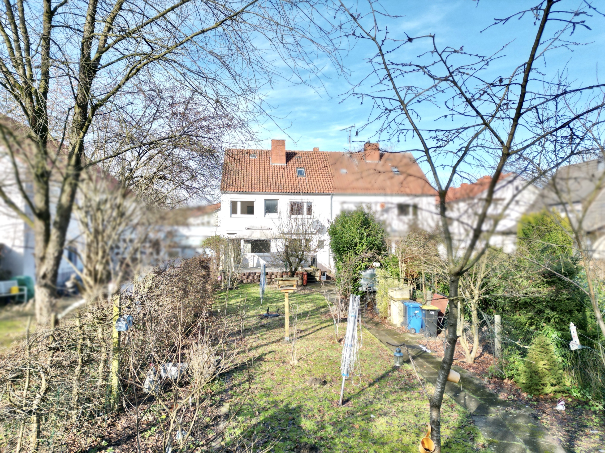 Hausansicht Garten hinten