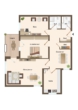 Grundriss - Aufgepasst: Modernisierte 3-Zimmer Wohnung in der Wüste!