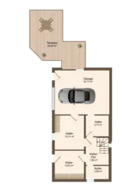 Grundriss Garage