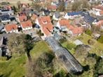 Vogelperspektive - Einfamilienhaus mit großem Grundstück in Melle