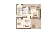 Grundriss - Neubau-Highlight: Moderne 2-Zimmer-Wohnung mit zwei Dachterrassen!