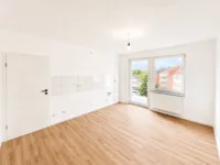 Küche mit Balkon