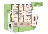 Grundriss - Charmanter Bungalow mit Einliegerwohnung in Dissen