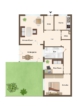 Grundriss - Größer als gedacht! Bungalow mit Wintergarten in Vechta