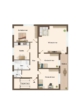 Grundriss Obergeschoss - 103 m² pures Wohn-Glück – und Ihr Südbalkon ist schon vorgeheizt!